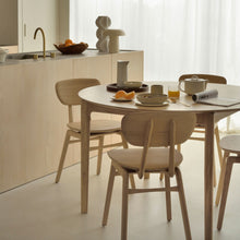 Load image into Gallery viewer, Bok Extendable Round Dining Table | Natural Oak
