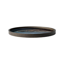 Load image into Gallery viewer, Organic Slate Round Glass Tray | 30cm