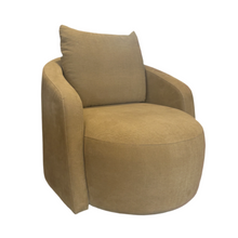 Load image into Gallery viewer, Lupin Swivel Armchair & Footstool | Sandstone