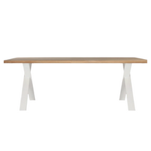Load image into Gallery viewer, Albert Dining Table | X Frame White