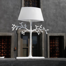 Load image into Gallery viewer, Olive Tree White Mini Table Lamp
