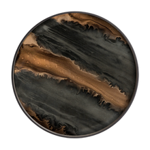 Load image into Gallery viewer, Organic Bronze Round Glass Tray | 61cm