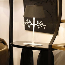 Load image into Gallery viewer, Olive Tree White Mini Table Lamp