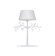 Load image into Gallery viewer, Olive Tree White Mini Table Lamp