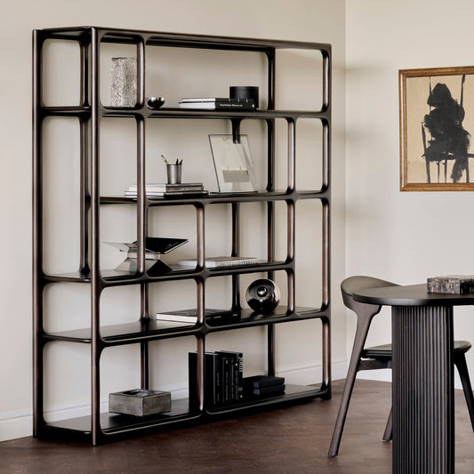 Eda Shelves | Mahogany