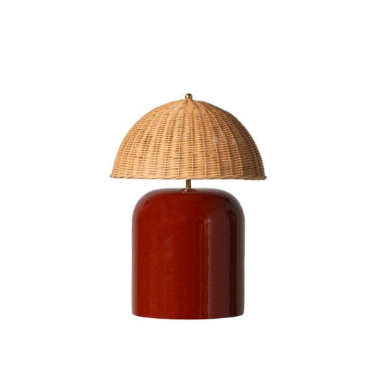 Arvin Table Lamp | Maroon