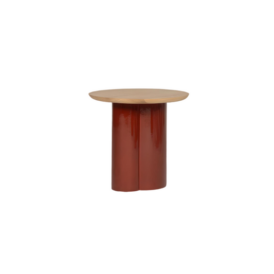 Arvin Side Table | Maroon