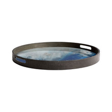 Load image into Gallery viewer, Organic Blue Mist Glass Tray | Small
