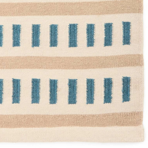 Ladakh Rug | Beige & Heaven Blue