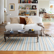 Load image into Gallery viewer, Ladakh Rug | Beige &amp; Heaven Blue
