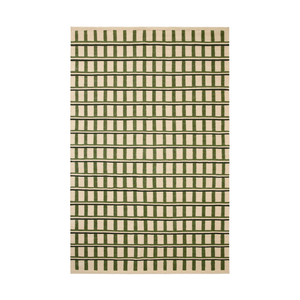 Mysore Rug | Off White & Green