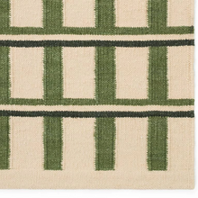 Load image into Gallery viewer, Mysore Rug | Off White &amp; Green
