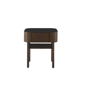 Parabole Bedside Table | Black