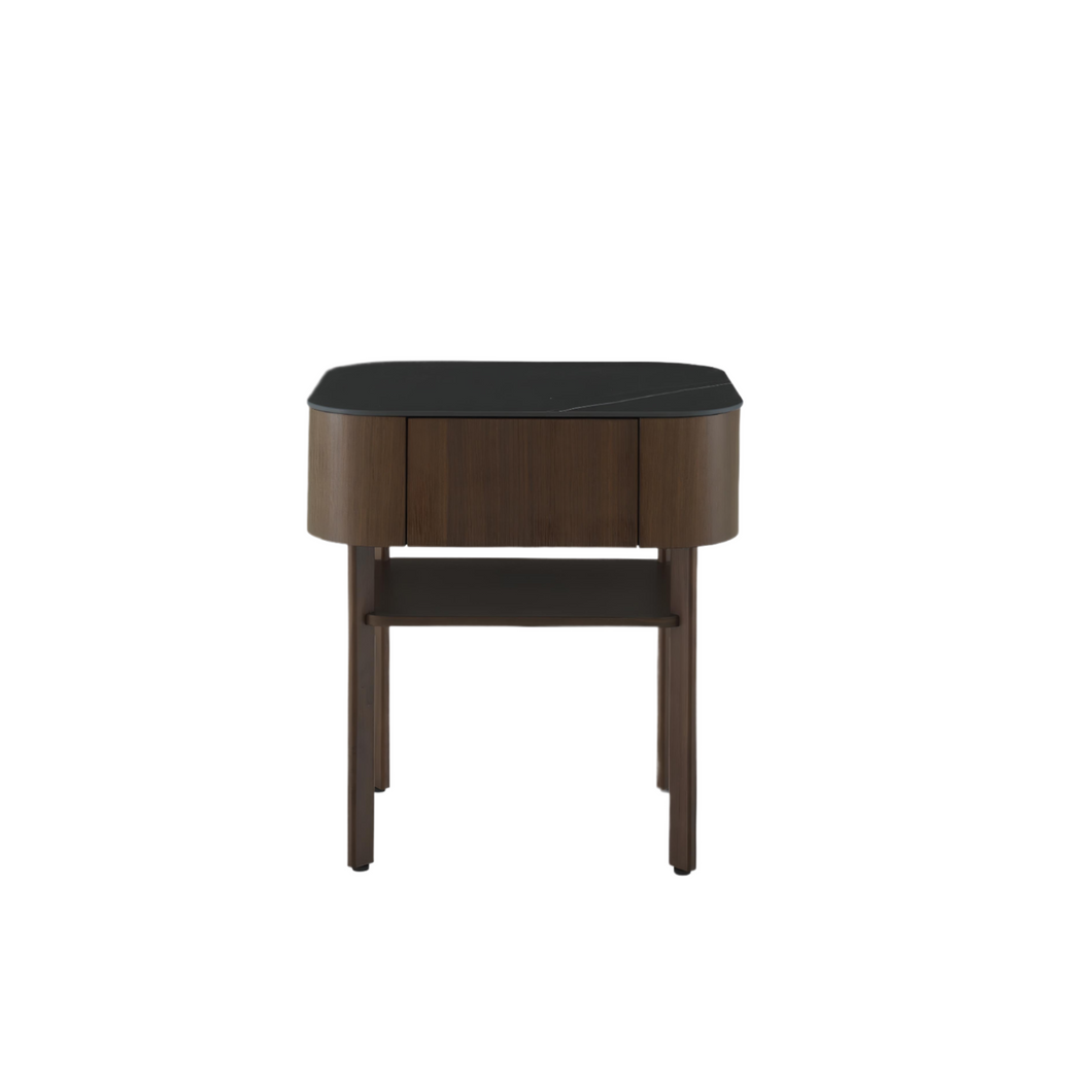 Parabole Bedside Table | Black