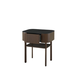 Parabole Bedside Table | Black