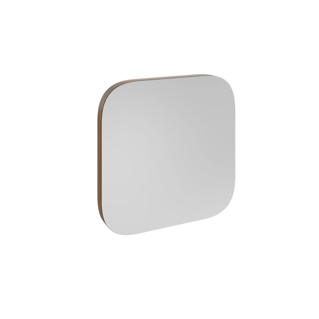 Vala Small Square Mirror | Natural Oak