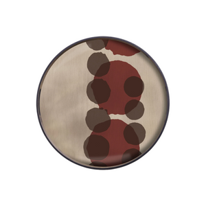 Layered Dots Glass Tray | Small