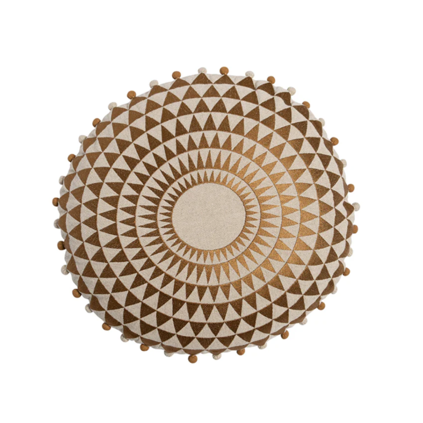 Concentric Cushion | Ochre