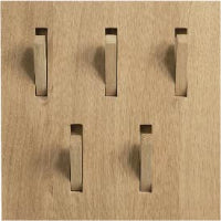 Load image into Gallery viewer, Utilitile Square Hooks | Natural Oak
