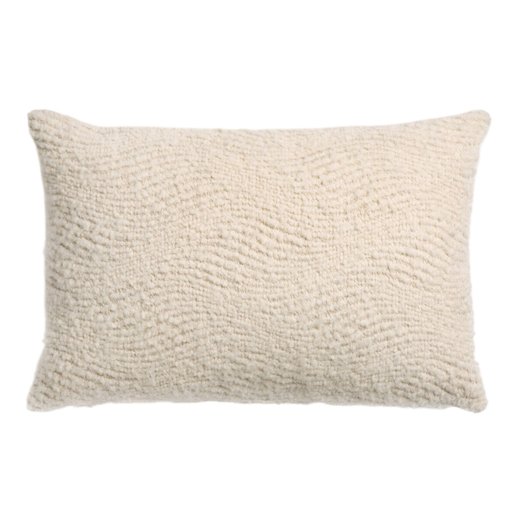 Wave Rectangular Cushion | Off White