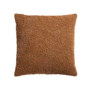 Wave Square Cushion | Cinnamon