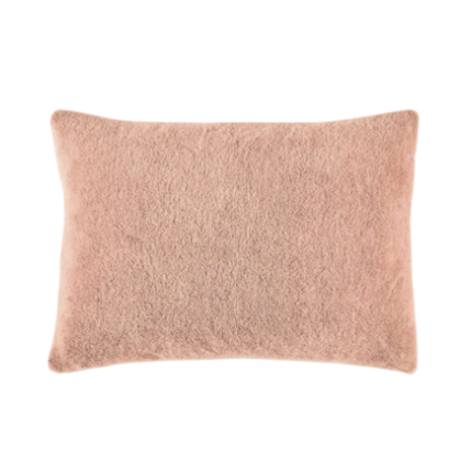Wool Plush Cushion |Rose Poudré