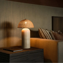 Load image into Gallery viewer, Arvin Tall Table Lamp | Mushroom

