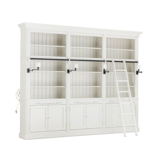 Balmore 3 Parts Bookcase | White
