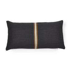 Load image into Gallery viewer, Jasper Rectangular Cushion | Faded Black

