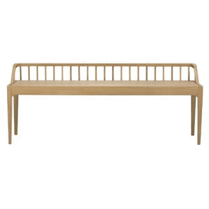 Spindle Bench | Natural Oak