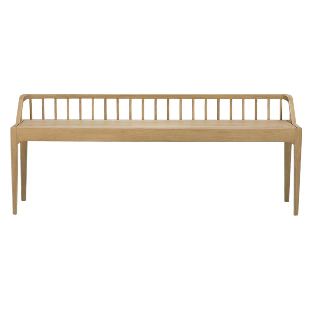 Spindle Bench | Natural Oak
