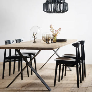 Albert X Frame Dining Table