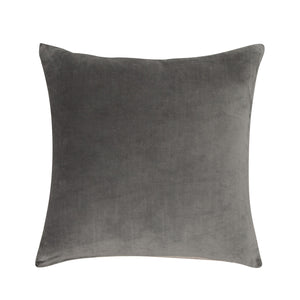Velvet Linen Slate Cushion