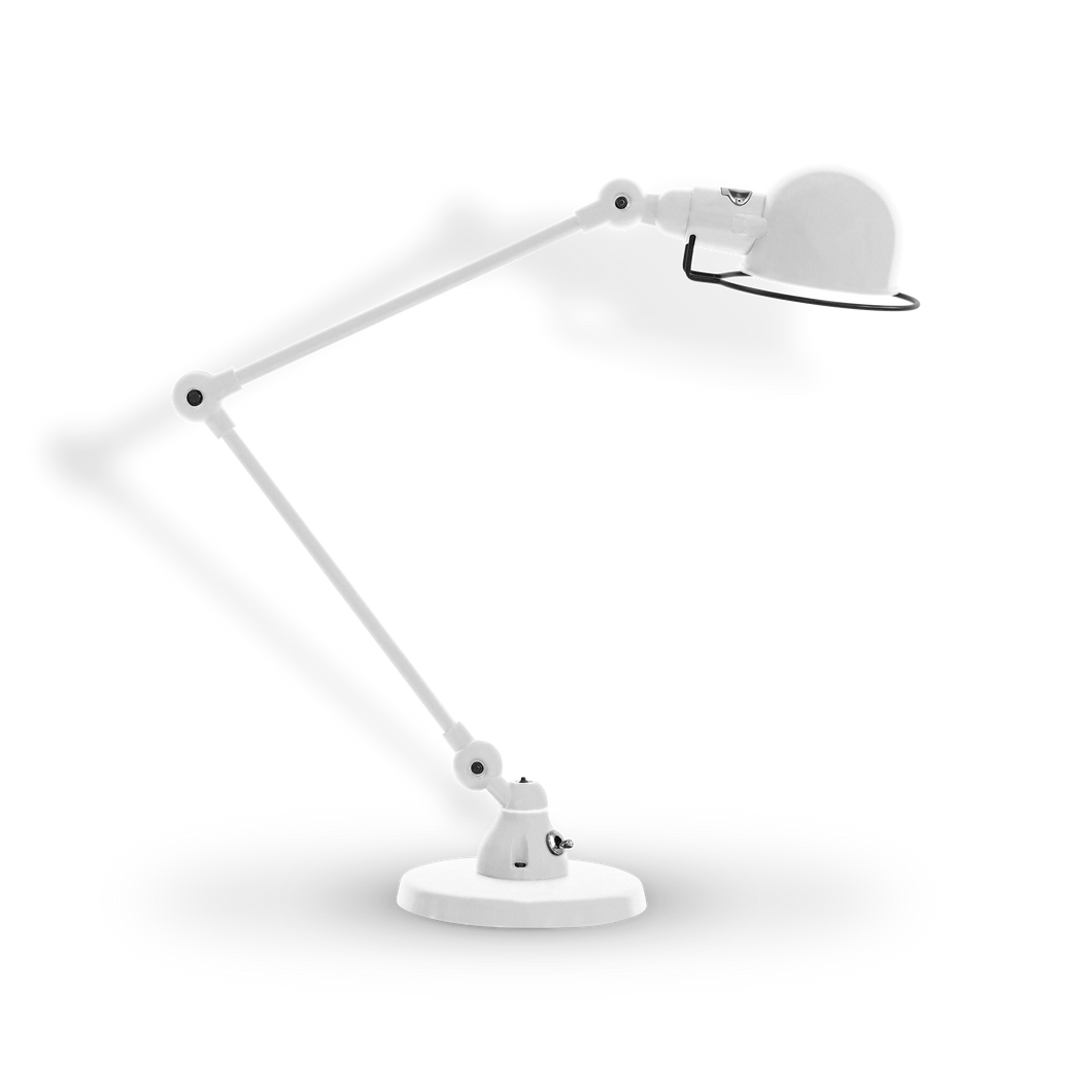 Signal Twin Arm Table Lamp |Matt White