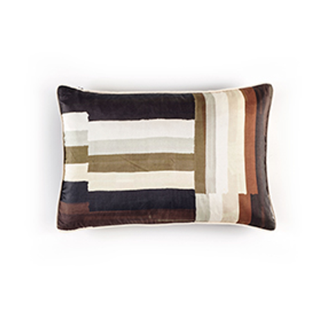 Dedale Black & White Cushion