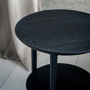 Bok Side Table | Black Oak