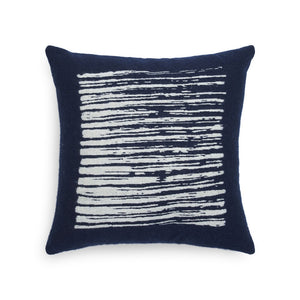 Navy Lines Cushion
