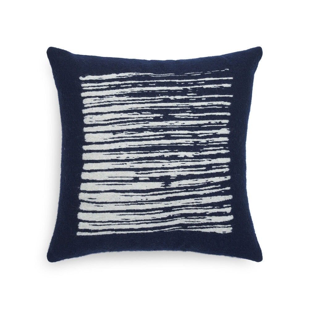 Navy Lines Cushion