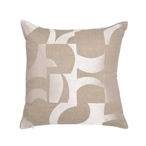 Abstract  Pale Coral Cushion