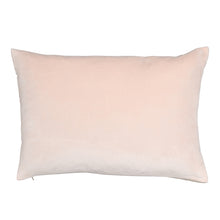 Load image into Gallery viewer, Velvet Linen Cushion - Pink Rectangular
