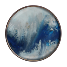 Load image into Gallery viewer, Organic Blue Mist Glass Tray | Small
