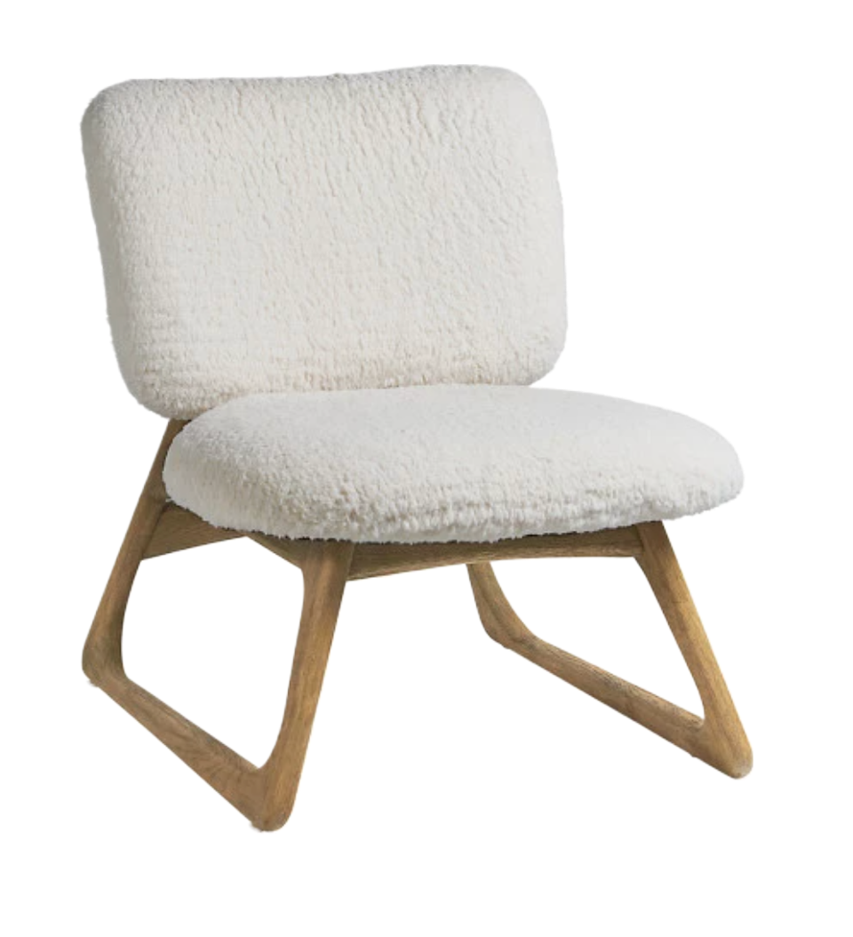 Lina Lounge Chair | Ivory