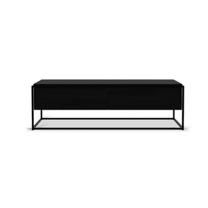 Monolit TV Cupboard | Black Oak