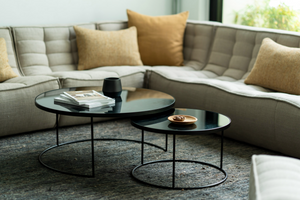Charcoal Nesting Coffee Table Set