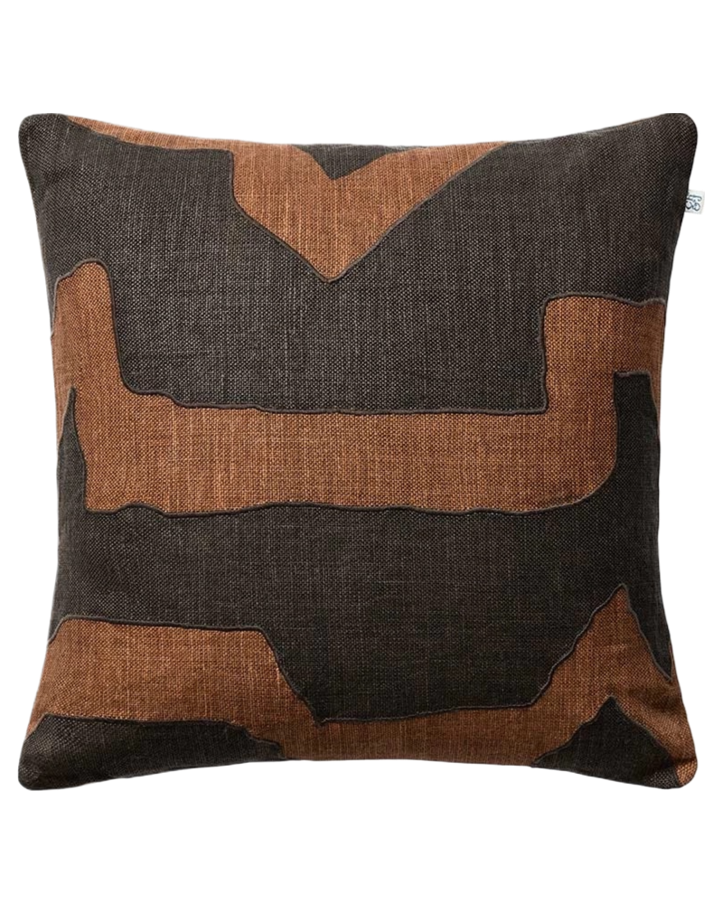 Sikkim Cushion | Brown Black