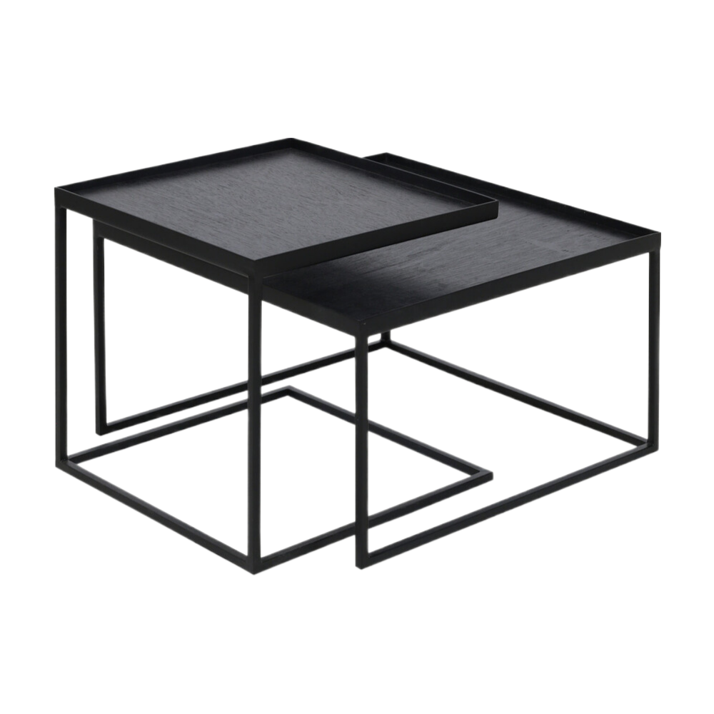 Square Tray coffee Table Set