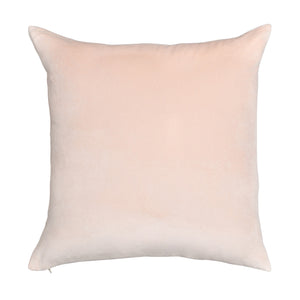 Velvet Linen Cushion - Pink Square