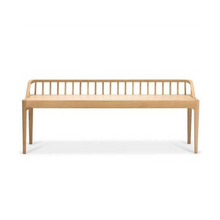 Load image into Gallery viewer, Oak Spindle Bench
