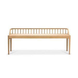Oak Spindle Bench