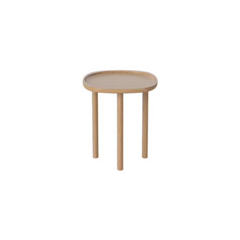 Trace Side Table | Whiten Oak